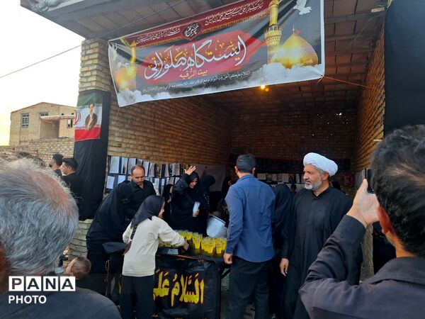 مراسم عصر روز عاشورا در روستای احمد آباد