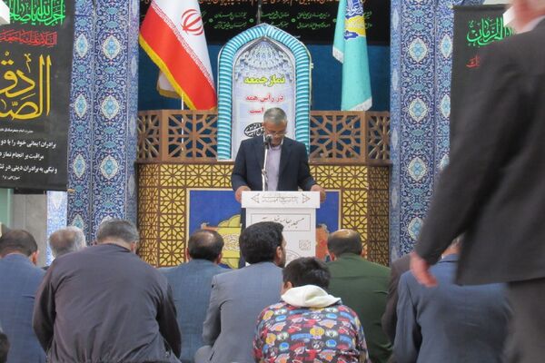 برگزاری نمازجمعه در خلیل‌آباد