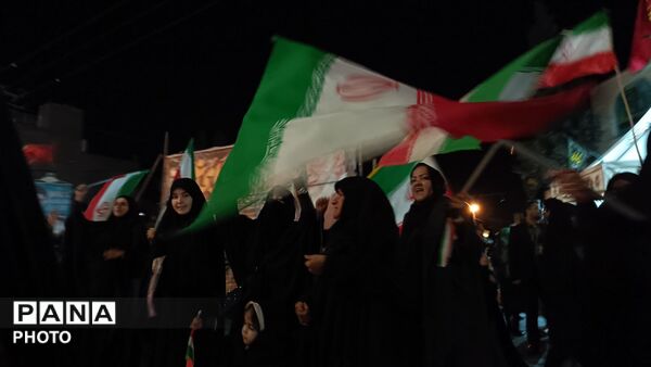 اجتماع مردمی در بیست و پنجمین شب از مراسمات بلوار فضل نیشابور 