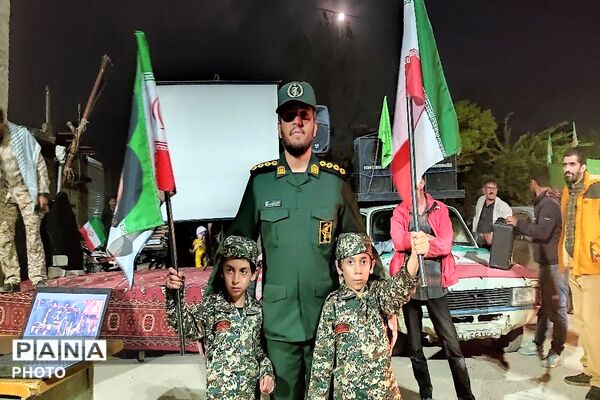 هم صدایی مردم شهر بار در حمایت از آرمان ها 