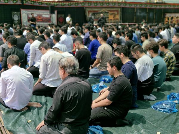 مراسم اربعین حسینی در دبیرستان ماندگار البرز