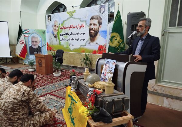 یادواره سردار شهید علیرضا عاصمی و سردار شهید قاسم سلیمانی در زیارتگاه شهید آیت الله سید حسن مدرس