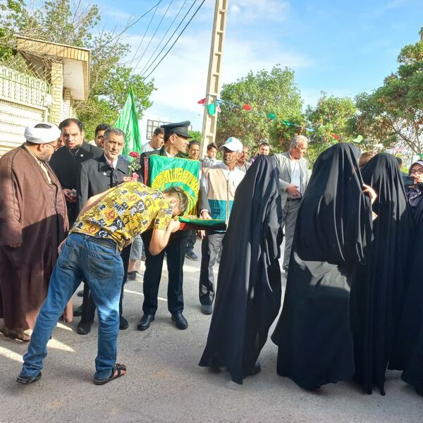 استقبال از خادمان حرم مطهر امام رضا (ع) در شهرستان فاروج 