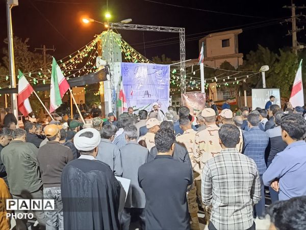 حضور مدیر کل خراسان شمالی در هفتاد و سومین شب از اجتماعات شبانه در شهر غلامان
