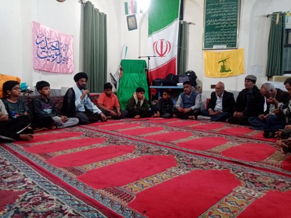 اعتکاف در مسجد حضرت‌‌‌ابوالفضل(ع) محله مارم باغ شهر فین  