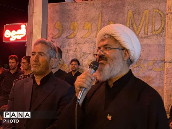 بازدید امام جمعه کاشمر از هیأت های مذهبی روستای فرگ