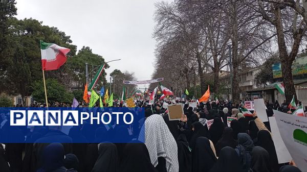 راهپیمایی ۲۲ بهمن در گلستان
