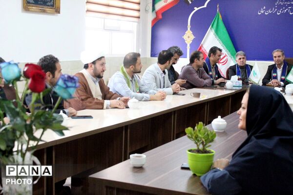 مراسم سالروز تاسیس سازمان دانش آموزی در خراسان شمالی
