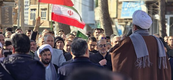 خروش مردم ملکان در محکومیت اغتشاشات اخیر