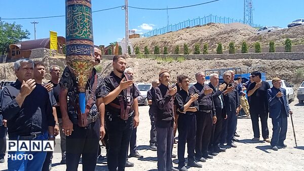 عزاداری چهار مین روز از ماه محرم در بوژ آباد میهمان قاب پانا