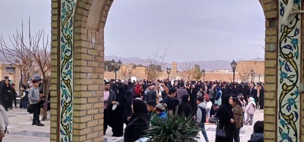 آیین چراغ برات در مزار شهیدان خلیل آباد 
