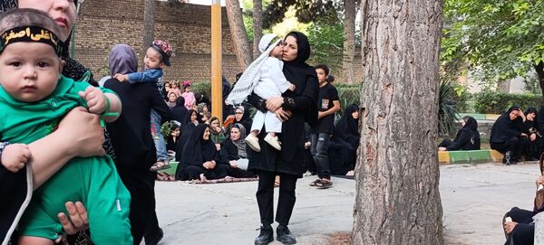 مراسم شیرخوارگان حسینی در آشخانه 