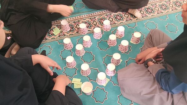 دورهمی دانش آموزان دبیرستان نرجس خاتون(س) روستای ورجان