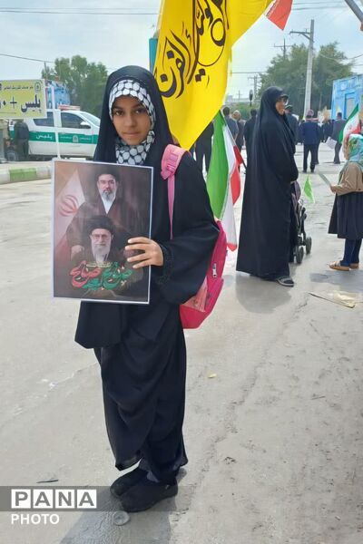 حضور فرزندان انقلاب بیرم در راهپیمایی روز قدس