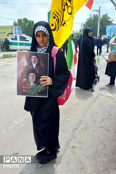 حضور فرزندان انقلاب بیرم در راهپیمایی روز قدس