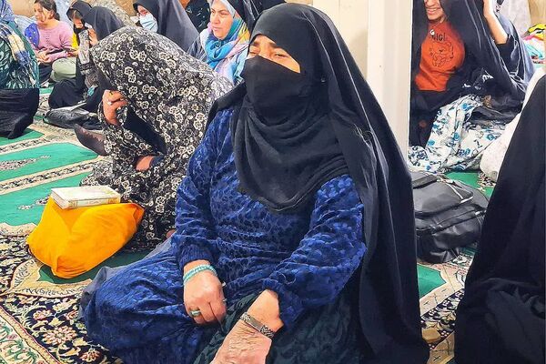 مراسم معنوی اعتکاف در مسجد سیدالشهدا شهرستان باشت
