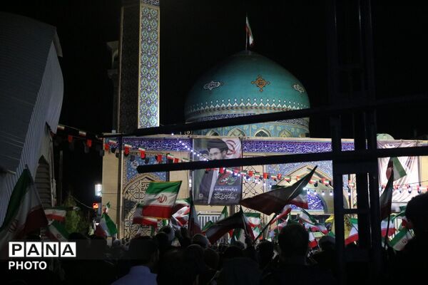 خودروهای انس و همدلی در اجتماعات شبانه قم