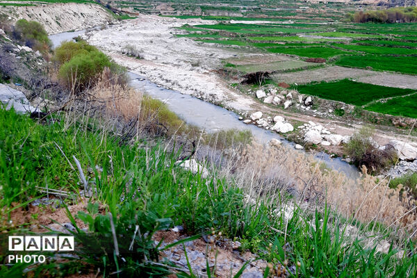 طبیعت روستای بیدله به هنگام بهار