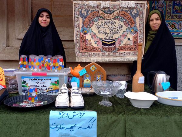 برپایی موکب مقاومت در شهرستان ملارد با شعار فلسطین پاره تن اسلام است 