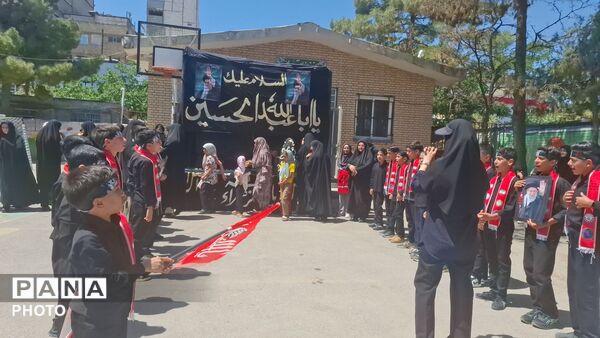 دبستان قائم ناحیه۲ میزبان و خدمتگزار زائران رضوی در محرم حسینی بود 