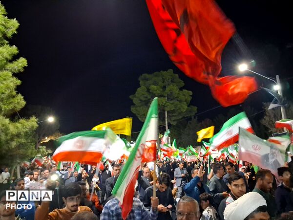 پنجاه و هفتمین شب از اجتماعات مردمی در شهرستان کاشمر 