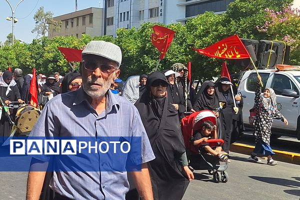 مراسم راهپیمایی جاماندگان اربعین حسینی در شیراز