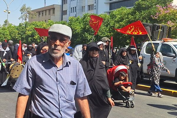 مراسم راهپیمایی جاماندگان اربعین حسینی در شیراز