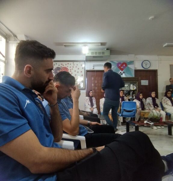 حضور ستارگان تیم ملی فوتسال جمهوری اسلامی ایران در شهر مشهد مقدس