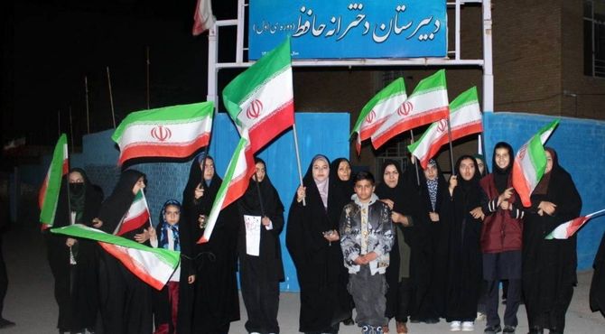 موکب دبیرستان دخترانه حافظ