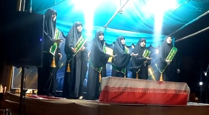 فعالیت جهادی معلمان دبیرستان شاهد رضویان قم