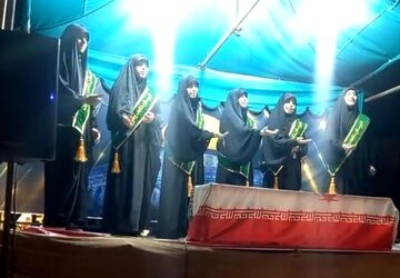 فعالیت جهادی معلمان دبیرستان شاهد رضویان قم