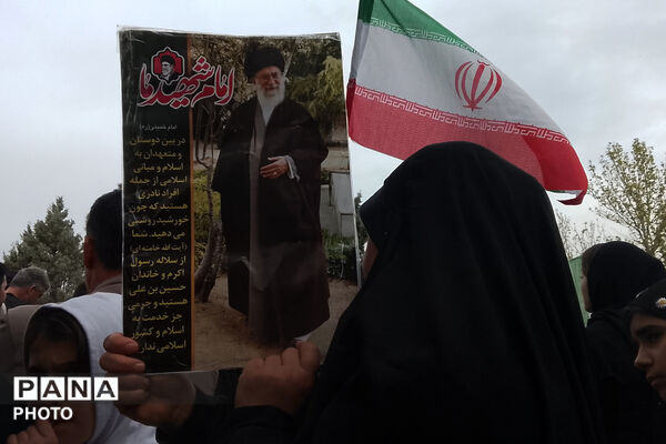 مراسم تشیع شهید جوان یوسف‌آباد