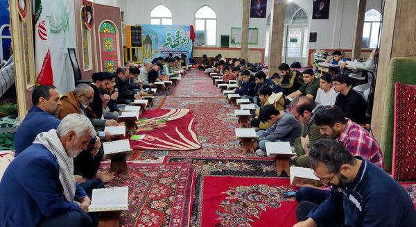 مراسم معنوی اعتکاف در مسجد امام هادی(ع) الشتر