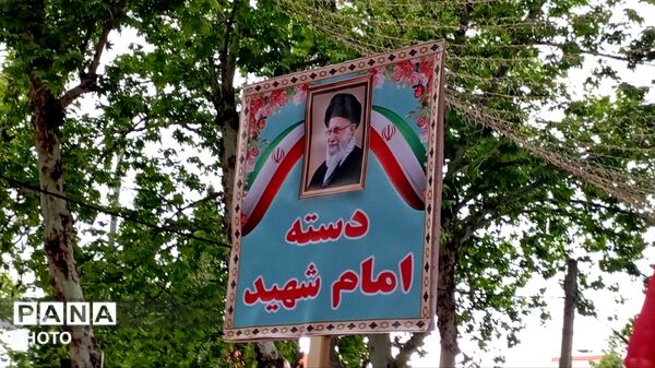 رژه اقتدار دختران معصومی در گرگان