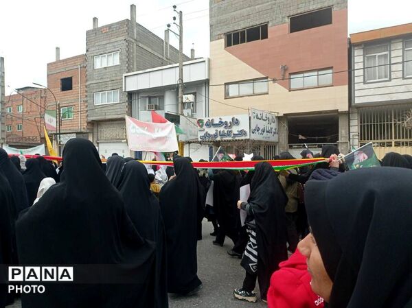 روایت اتحاد و خشم انقلابی مردم دلند در روز قدس