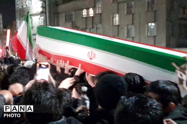 وداع با پیکر شهدا و تجمع ضد صهیونیسمی در شهرری