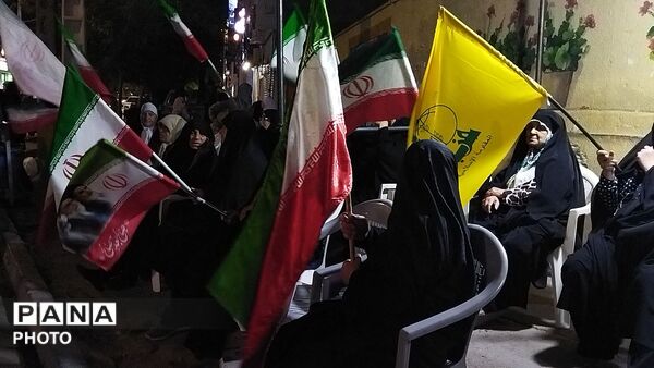 گذری بر اجتماع روبه روی  موکب قمر بنی هاشم در نود و چهارمین شب 