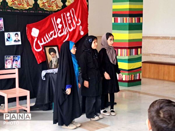 عزاداری کودکان عاشورایی در کانون پرورش فکری مرکز پردیسان قم