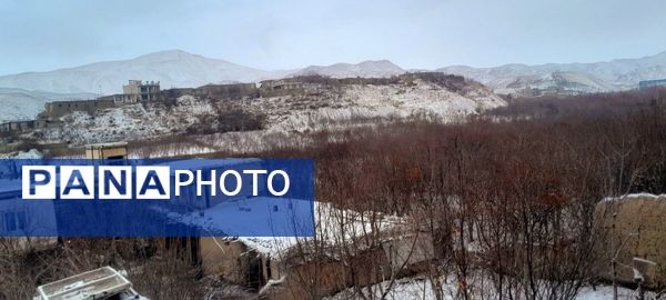  دومین برف پاییزی در شهر بار 