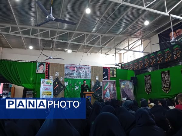 اعزام دانش‌آموزان دختر آشخانه به اردوی راهیان نور