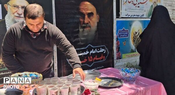برپایی موکب غدیر کانون دانش‌آموزی شهید مدرس شهرستان سراب 