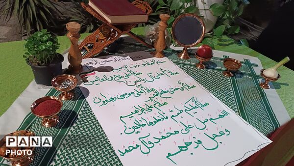 اجتماع مردم هنگام تحویل سال در چهارراه ورزش مشهد