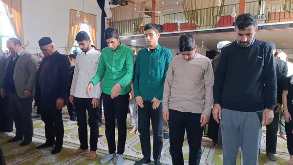 جلوه‌هایی از اعتکاف پسران آشخانه 