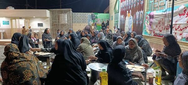 برپایی موکب خودجوش مردمی در مسجد صاحب‌‌‌الزمان لردمنجلی میناب