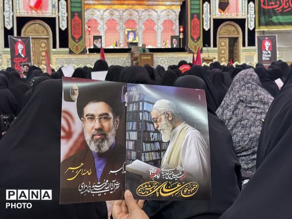 مراسم سوگواری شهادت حضرت رقیه(س) و بزرگداشت امام شهید در قم