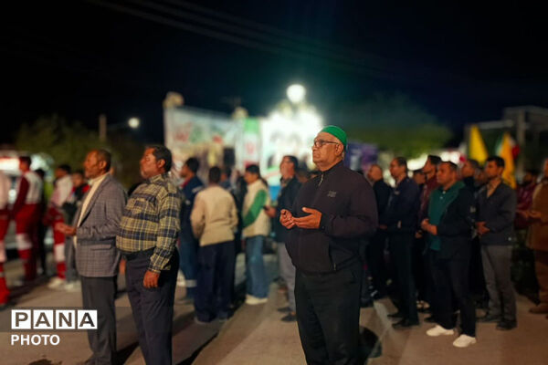 حضور شهروندان شهرستان مانه در اجتماعات شبانه 