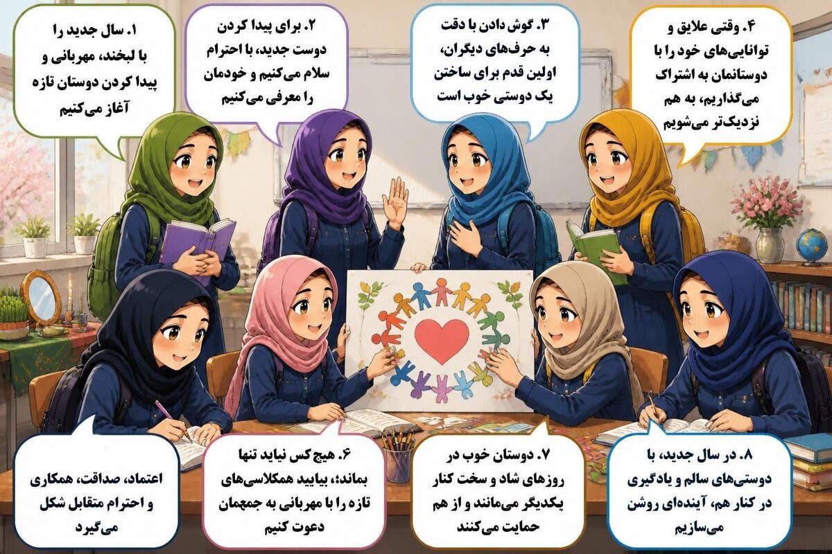 قصه پیدایش اولین رفیق، در حیاط مدرسه