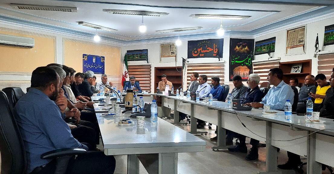 برگزاری جلسه معارفه رئیس و دبیر جدید هیئت فوتبال حاجی‌آباد