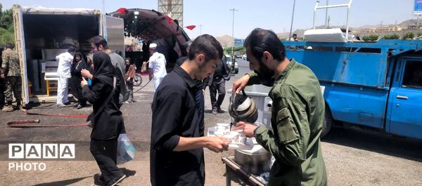 انوبان کرج–تهران؛ مسیر حضور زائران در مراسم تشییع