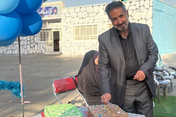 گرامیداشت روز دانش‌آموز در مدرسه روستایی  شهید بهنام محمدی